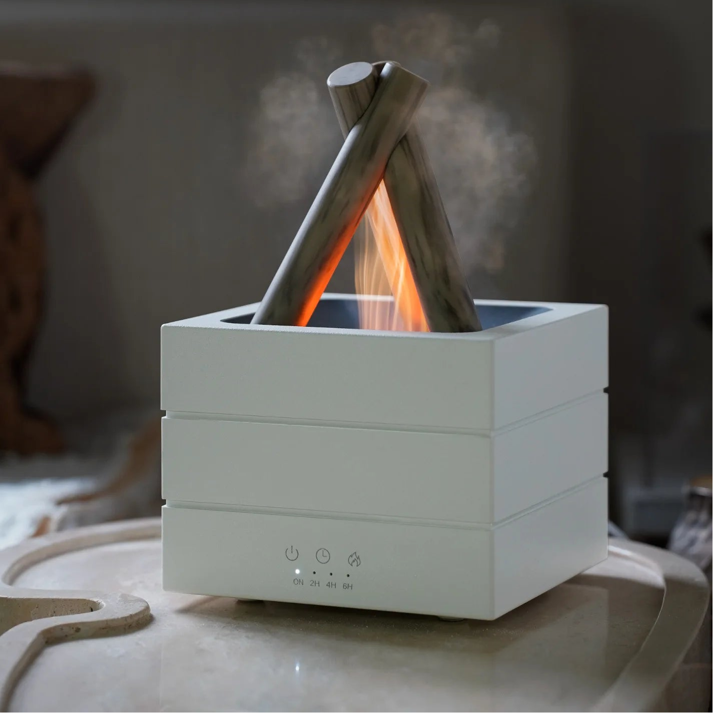 CozyFlame™ – Premium Nawilżacz Powietrza z Efektem Płomienia