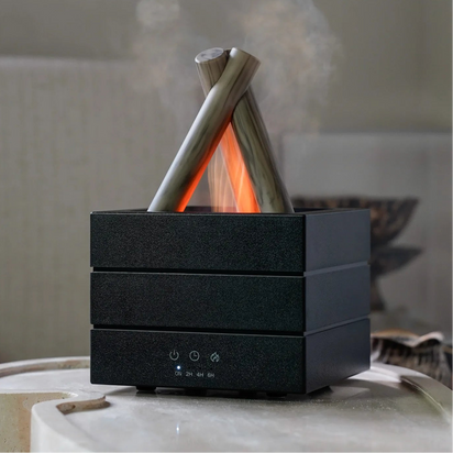 CozyFlame™ – Premium Nawilżacz Powietrza z Efektem Płomienia