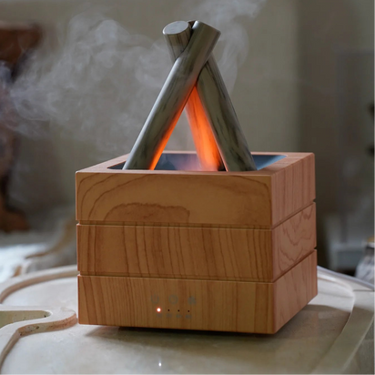 CozyFlame™ – Premium Nawilżacz Powietrza z Efektem Płomienia