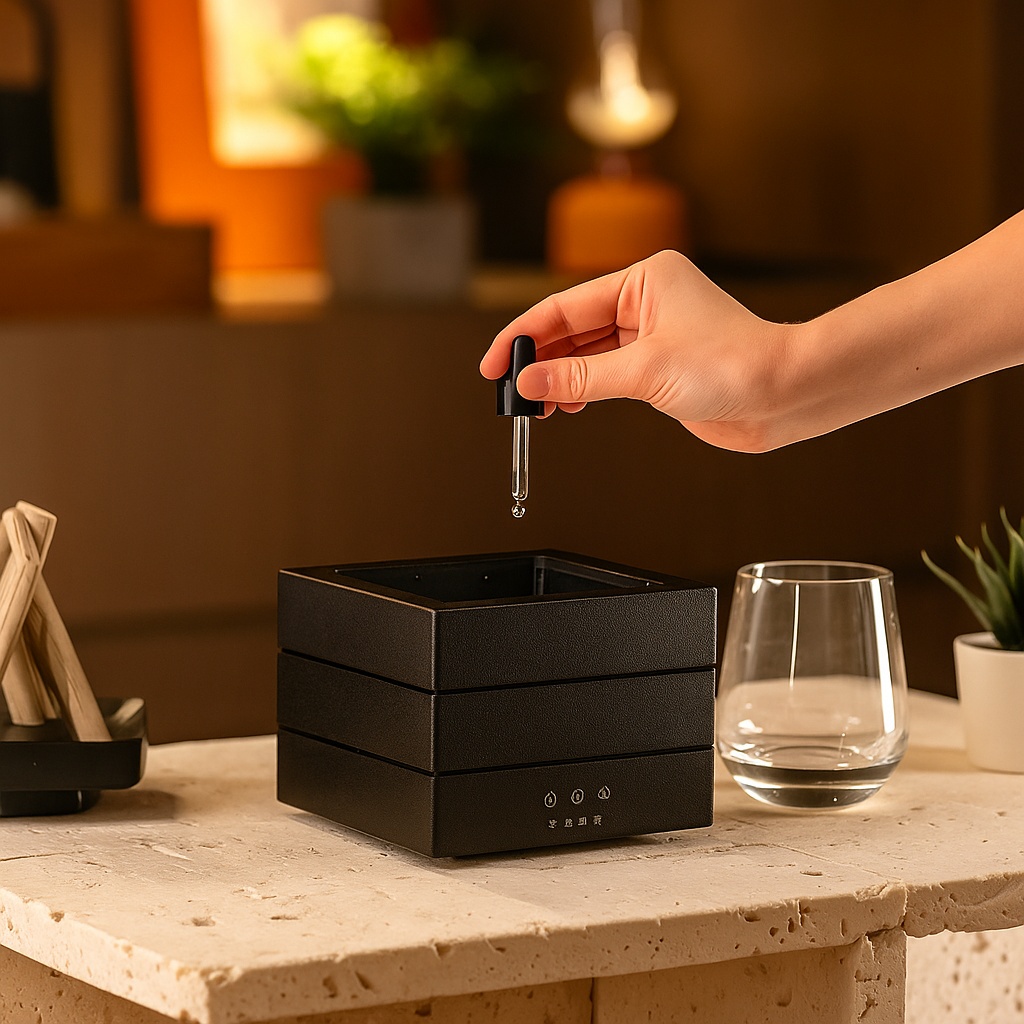 CozyFlame™ – Premium Nawilżacz Powietrza z Efektem Płomienia