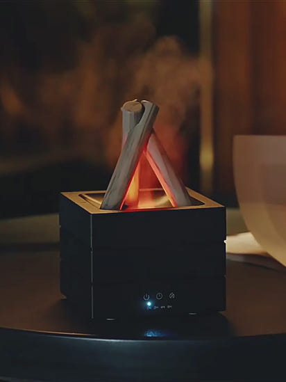 CozyFlame™ – Premium Nawilżacz Powietrza z Efektem Płomienia